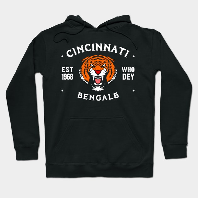 cincinnati bengals Hoodie by small alley co